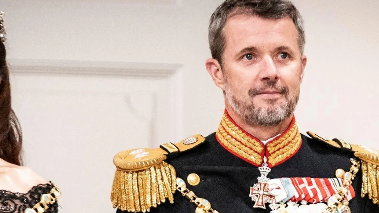 Kronprinz Frederik von Dänemark und Kronprinzessin Mary im September 2022 bei einem Galabankett in Schloss Christiansborg. (Foto: Mads Claus Rasmussen/Ritzau Scanpix/AP/dpa)