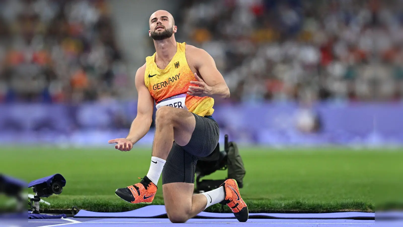 Speerwerfer Julian Weber blebt ohne Medaille. (Foto: Sven Hoppe/dpa)