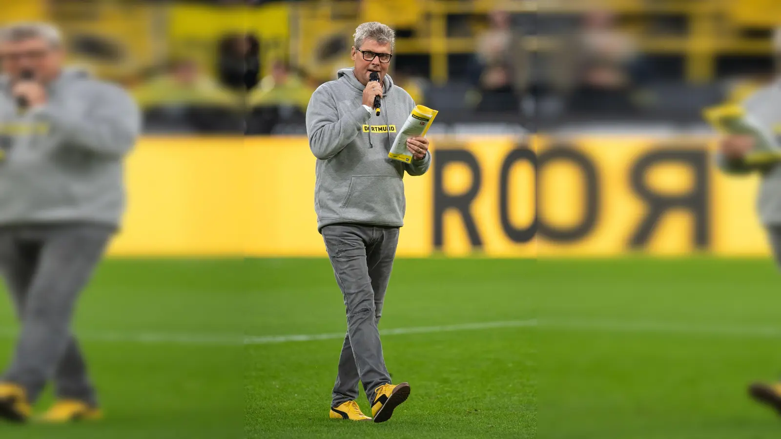 Norbert Dickel kritisierte das Verhalten von Bayern-Stürmer Robert Lewandowski auf dem Fußballfeld. (Foto: Marius Becker/dpa)