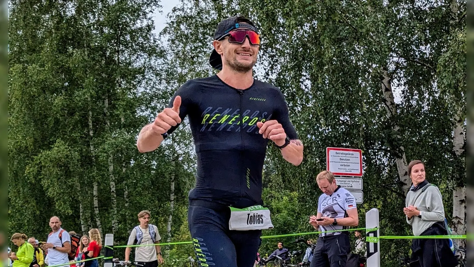 Der Schnellste aus dem Landkreis Ansbach: Tobias Danzer von den Herrieder Aquathleten landete in Roth auf Rang 219. (Foto: Tobias Keilwerth)