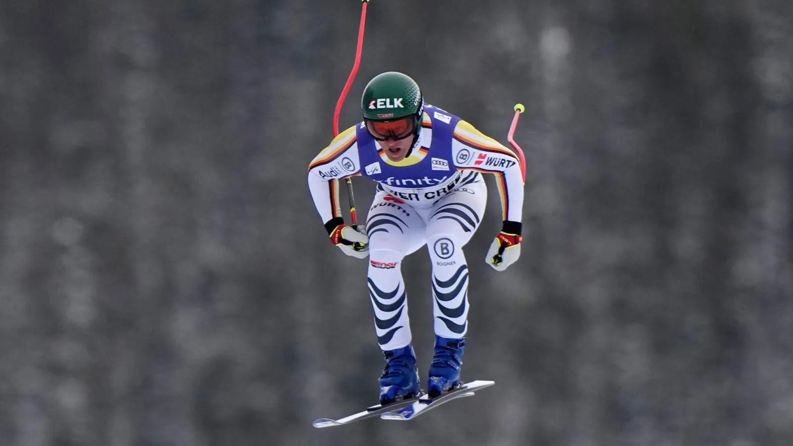 Romed Baumann erfüllte beim Weltcup in Beaver Creek die nationale WM-Norm. (Foto: John Locher/AP/dpa)