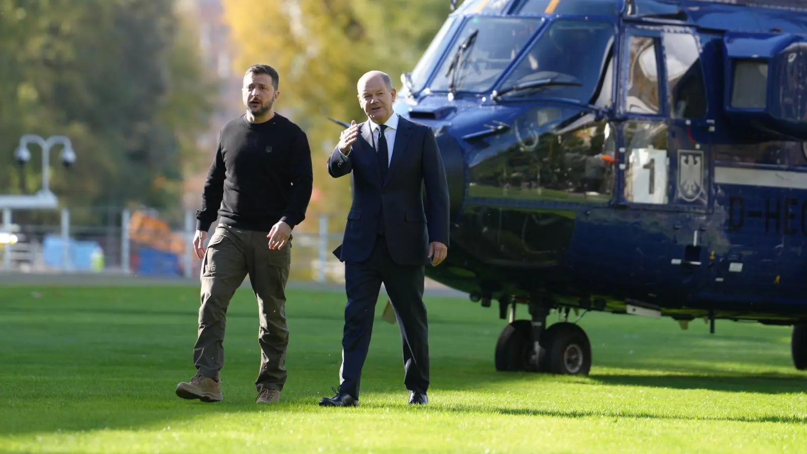 Olaf Scholz (rechts) und Wolodymyr Selenskyj haben sich dreimal innerhalb von fünf Wochen getroffen. (Foto: Kay Nietfeld/dpa)