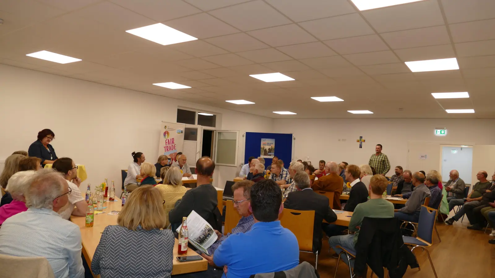 Voll besetzt war am Dienstag der große Saal im Haus der Kirche, als es um das Thema Zukunft ging. (Foto: Sylvia Fehlinger)