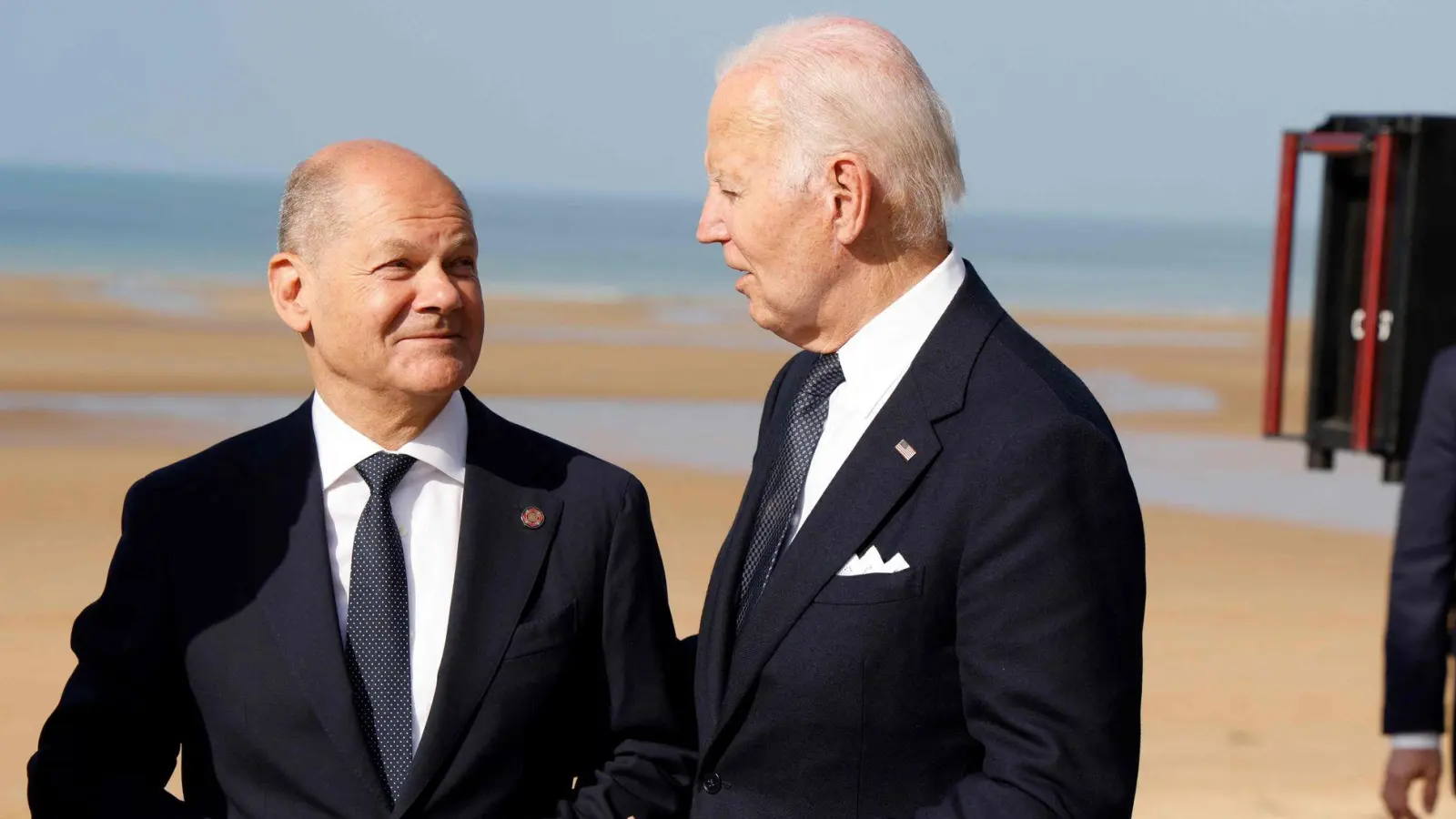 Biden will in Berlin auch Bundeskanzler Scholz treffen. (Archivbild) (Foto: Ludovic Marin/AFP/dpa)