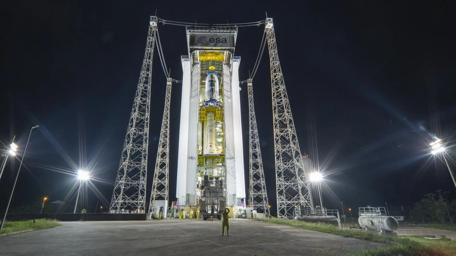 Für die Esa ist die Rakete Vega C essenziell für Europas Zugang zum All. (Handout) (Foto: M. Pédoussaut/Esa/dpa)