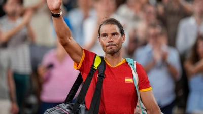 Rafael Nadal nimmt endgültig Abschied als Tennisprofi. (Foto: Manu Fernandez/AP/dpa)