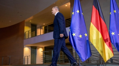 Der Kanzler ist noch nicht fertig mit dem Regieren. (Foto: Michael Kappeler/dpa)