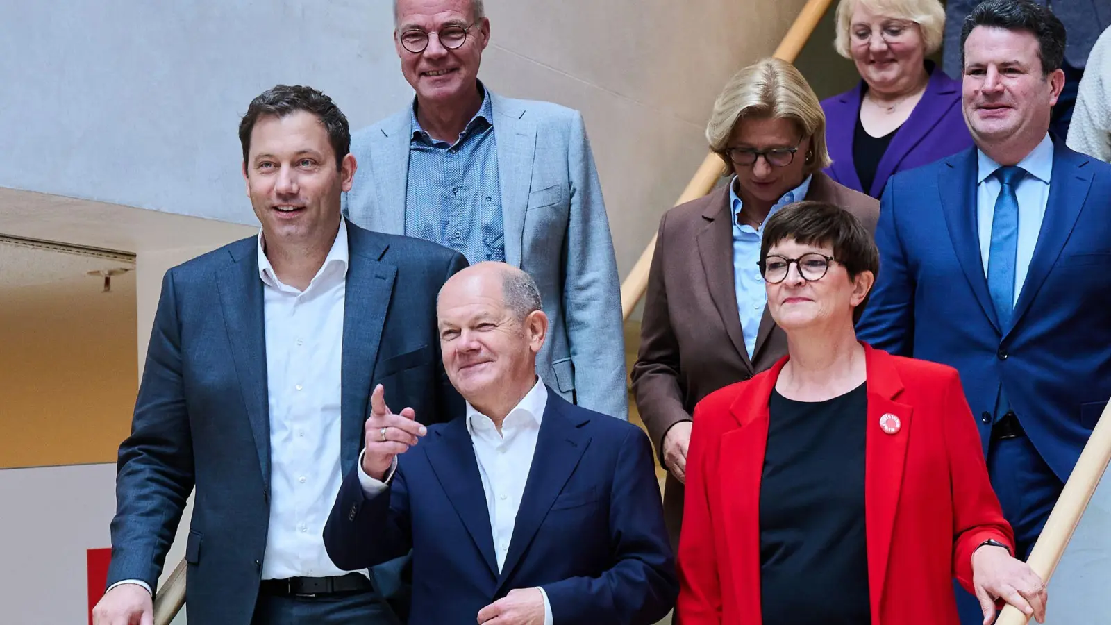 Die SPD stellt bei ihrer Vorstandsklausur erste Weichen für den Bundestagswahlkampf. (Foto: Annette Riedl/dpa)