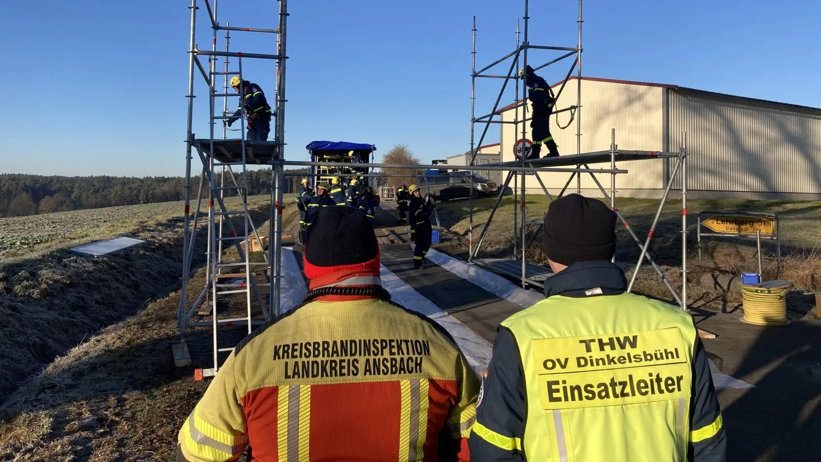 In einem Betrieb in Lehrberg müssen 17.000 Puten getötet werden. (Foto: Landratsamt Ansbach/Jörg Scherbaum)