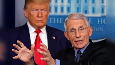 Trump: Fauci hat genug Geld verdient, um selbst für Personenschutz zu zahlen. (Archivbild) (Foto: Carolyn Kaster/AP/dpa)