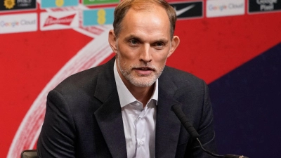 Trainer Thomas Tuchel wurde als neuer Nationaltrainer Englands vorgestellt. (Foto: Alberto Pezzali/AP)