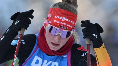 Julia Tannheimer ist Deutschlands große Biathlon-Hoffnung. (Foto: Sven Hoppe/dpa)