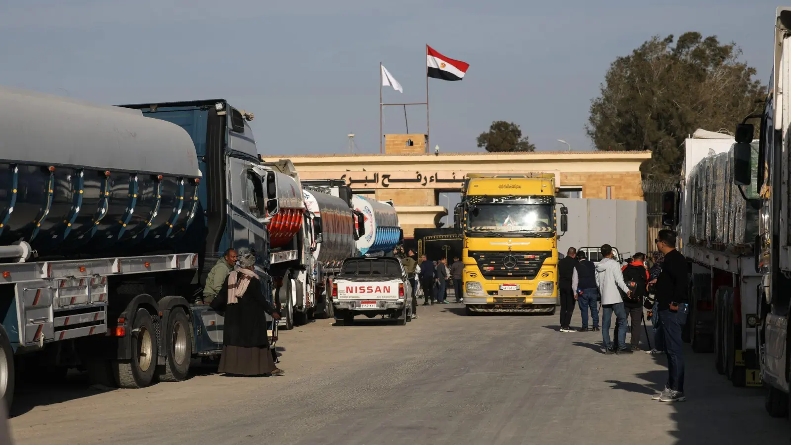 EU-Grenzschutzexperten sollen künftig wieder am Kontrollpunkt Rafah arbeiten. (Archivbild) (Foto: Gehad Hamdy/dpa)