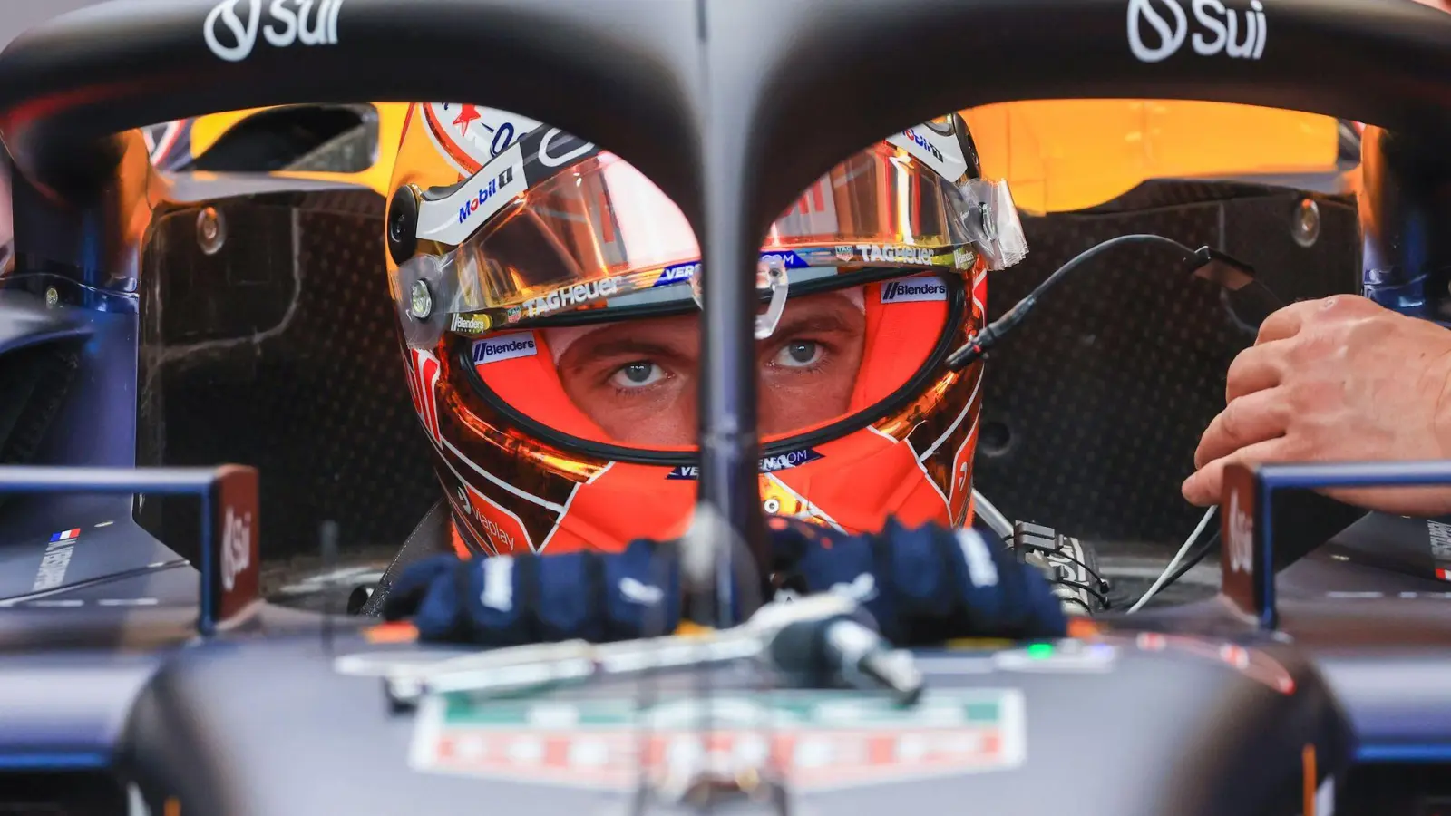 Max Verstappen musste alles geben in der Ungarn-Qualifikation. (Foto: Martin Divisek/Pool'EPA/AP)