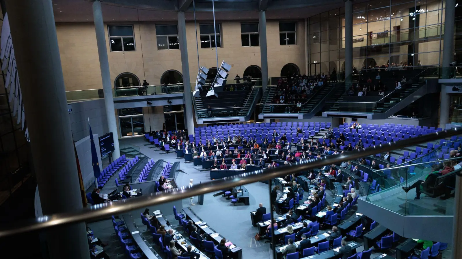 Die Debatte über Abtreibungen im Bundestag lief hoch emotional. (Foto: Carsten Koall/dpa)