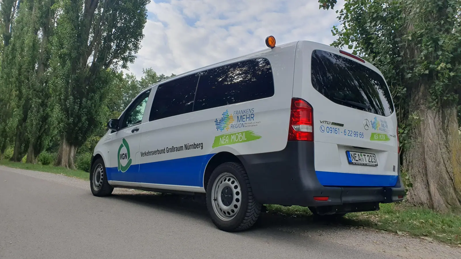 Das NEA-Mobil soll die Zukunft des ÖPNV im Landkreis sein. (Foto: Anna Franck)