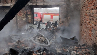 Alle Städte an der Front im Donbass in der Ostukraine sind schwer zerstört. (Foto: -/ukrin/dpa)