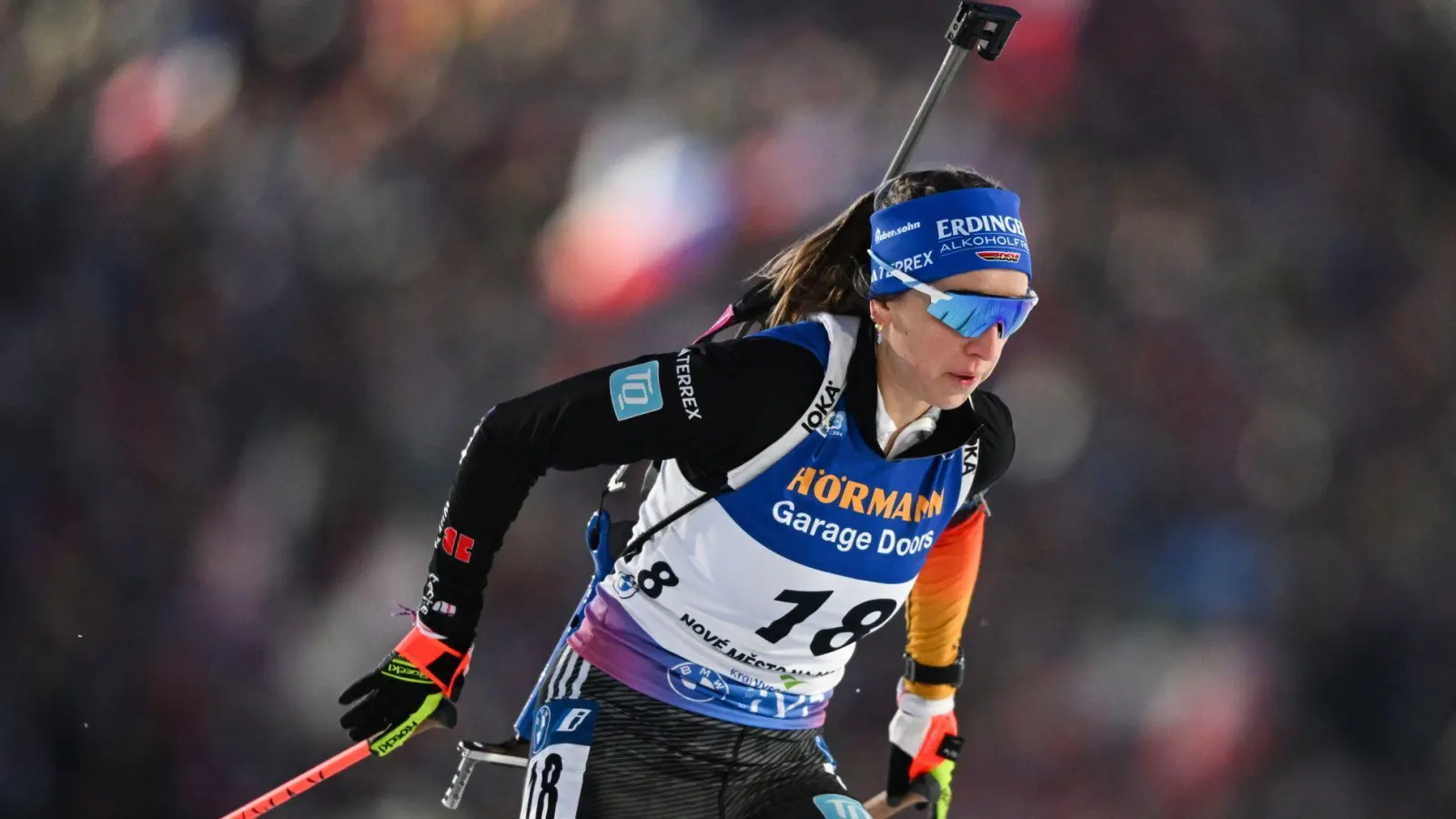 Franziska Preuß wird Dritte in Kontiolahti zum Abschluss. (Foto: Hendrik Schmidt/dpa)