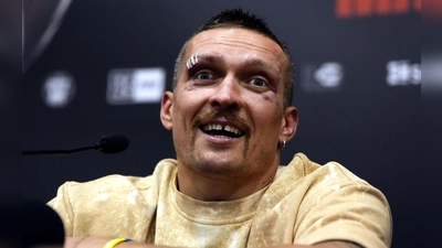 Der ukrainische Box-Weltmeister Oleksandr Usyk wurde in Polen für kurze Zeit festgenommen. (Foto: Nick Potts/PA Wire/dpa)