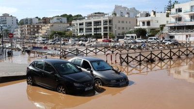 Auch im Küstenort Porto Cristo gab es Überschwemmungen. (Foto: Isaac Buj/EUROPA PRESS/dpa)