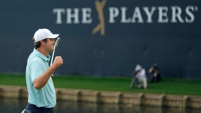 Scottie Scheffler hat die Players Championship in Florida gewonnen. (Foto: Eric Gay/AP)