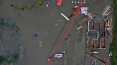 100 Tage nach dem Hochwasser in Bayern sind Tausende Anträge auf Soforthilfen eingegangen. (Foto: Karl-Josef Hildenbrand/dpa)