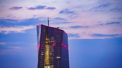 Die Zentrale der Europäischen Zentralbank (EZB) steht in Frankfurt am Main. (Foto: Frank Rumpenhorst/dpa/Frank Rumpenhorst/dpa)