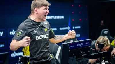 Für Turnier-MVP Oleksandr «s1mple» Kostyliev gab es bei den Blast Premier Fall Finals wieder einiges zu jubeln. (Foto: Michal Konkol/Blast Premier/dpa)