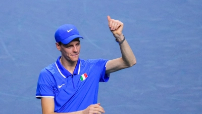 Jannik Sinner hat Italien wieder zum Sieg im Davis Cup geführt. (Foto: Manu Fernandez/AP)