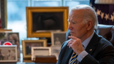 Präsident Biden übergibt das Amt an den Republikaner Trump, den er vor vier Jahren im Weißen Haus abgelöst hatte. (Archivbild) (Foto: Ben Curtis/AP/dpa)