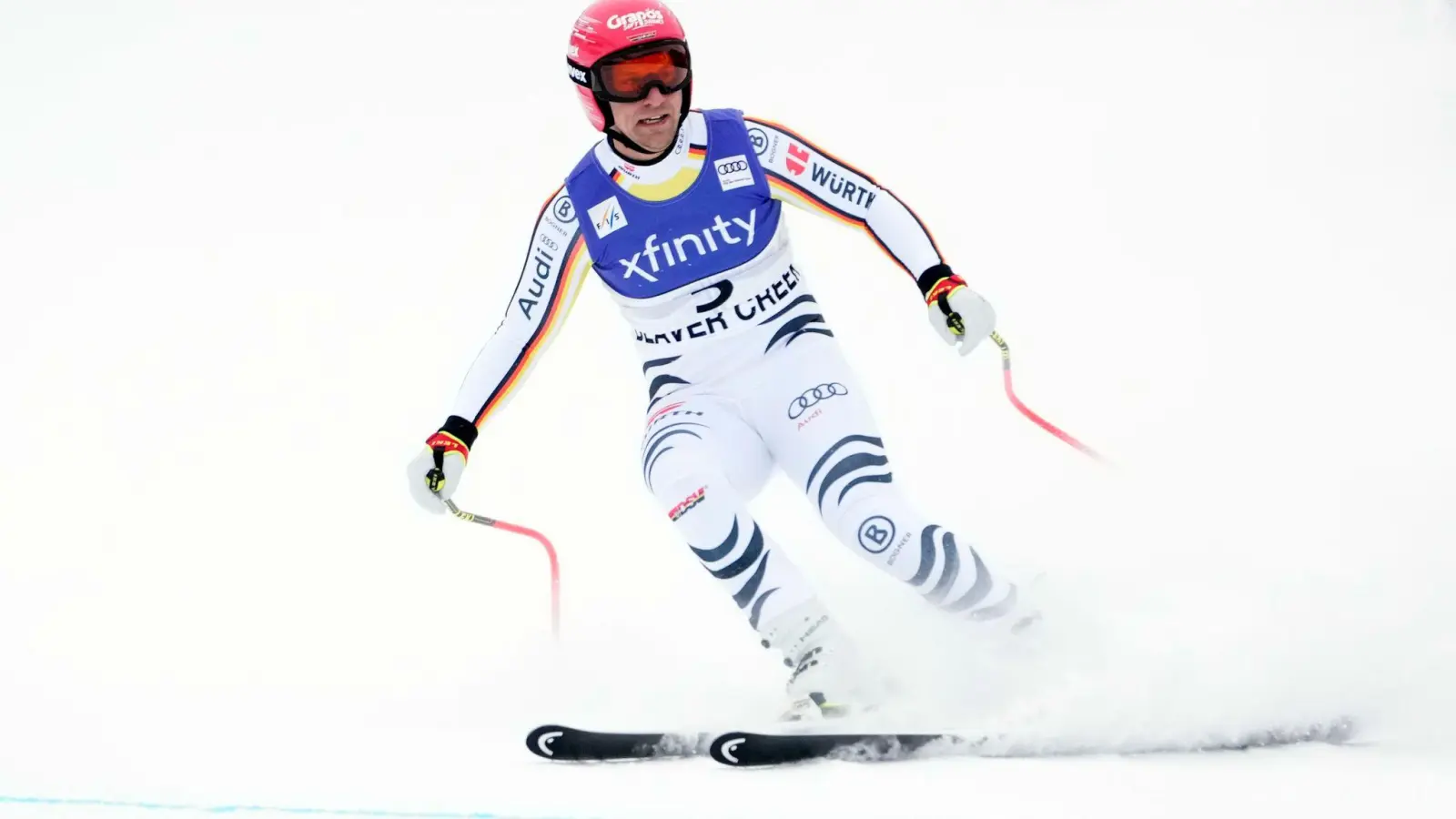 Josef Ferstl wurde bei der Abfahrt in Gröden Sechster. (Foto: Robert F. Bukaty/AP/dpa)