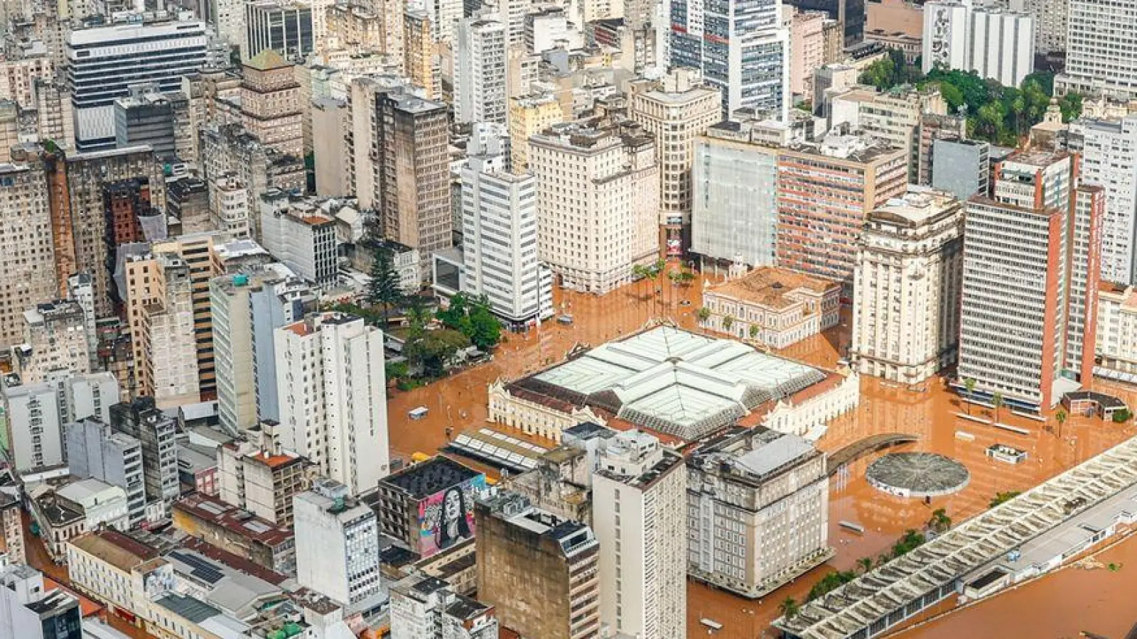 Der Süden von Brasilien ist von schweren Überschwemmungen betroffen. (Foto: Ricardo Stuckert/Palacio Planalto/dpa)