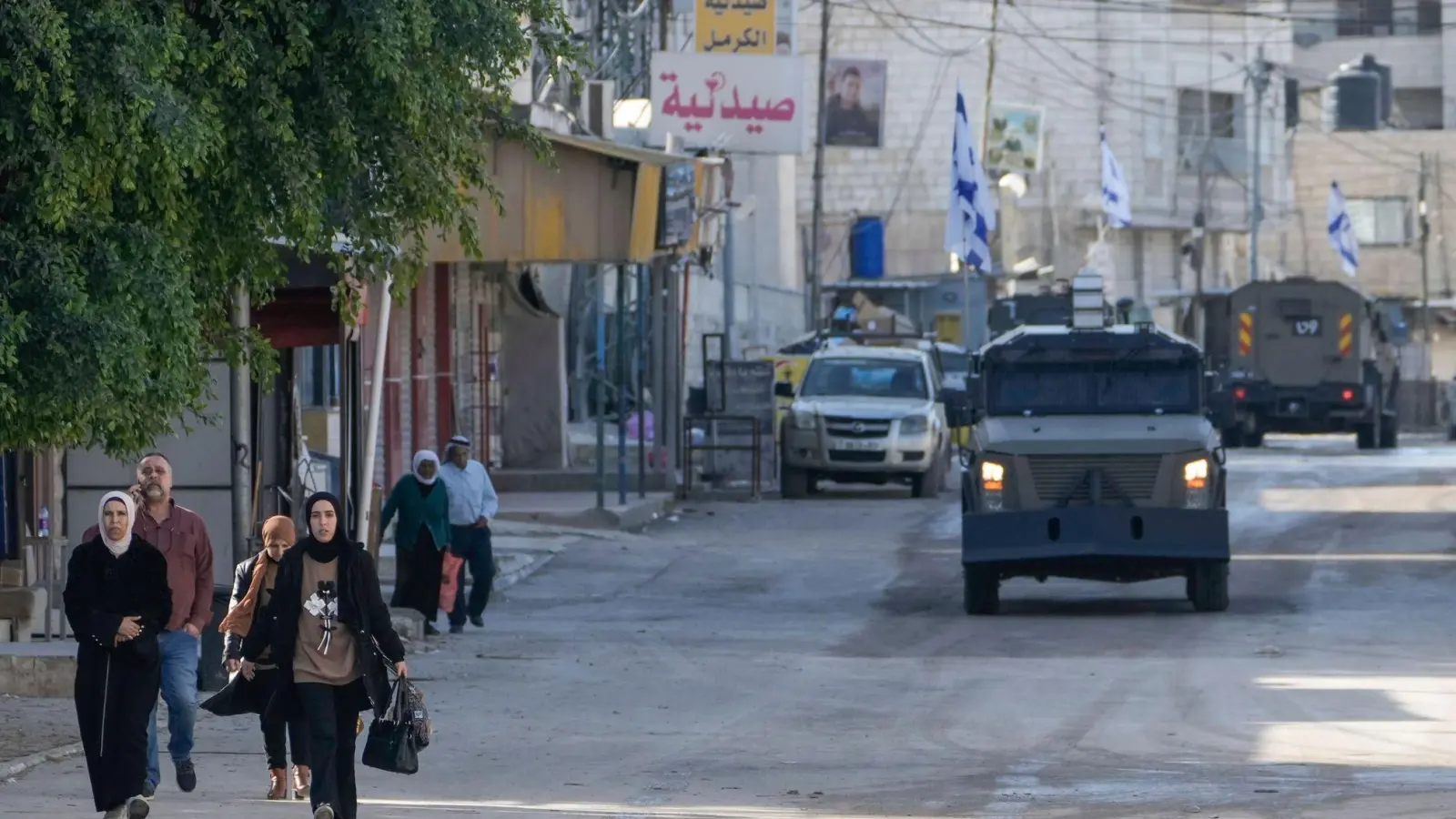 Israels Militär geht im Westjordanland verstärkt gegen militante Palästinenser vor.  (Foto: Majdi Mohammed/AP/dpa)