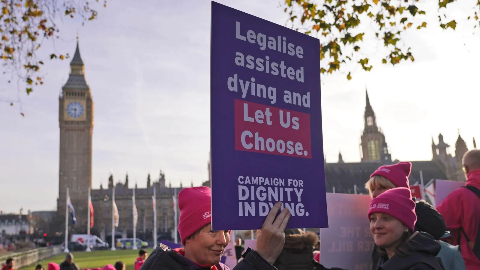 Historische Debatte: Das Parlament in London diskutiert über Sterbehilfe. (Foto: Alberto Pezzali/AP/dpa)