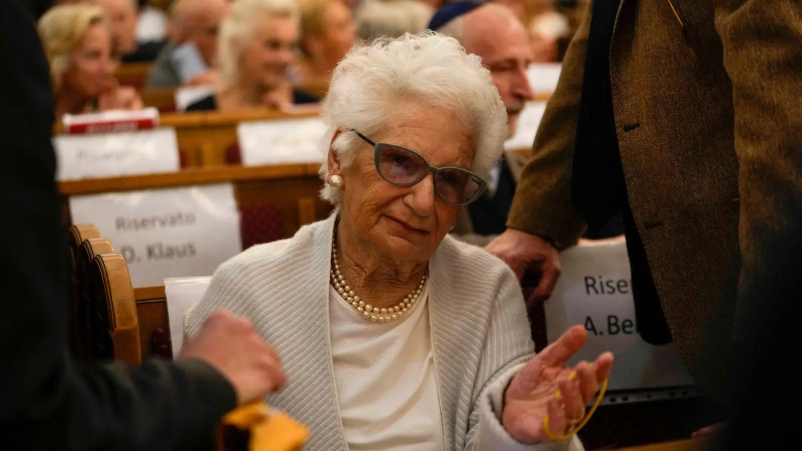 Liliana Segre erhält täglich unzählige antisemitische Hass-Nachrichten. (Archivbild) (Foto: Luca Bruno/AP/dpa)