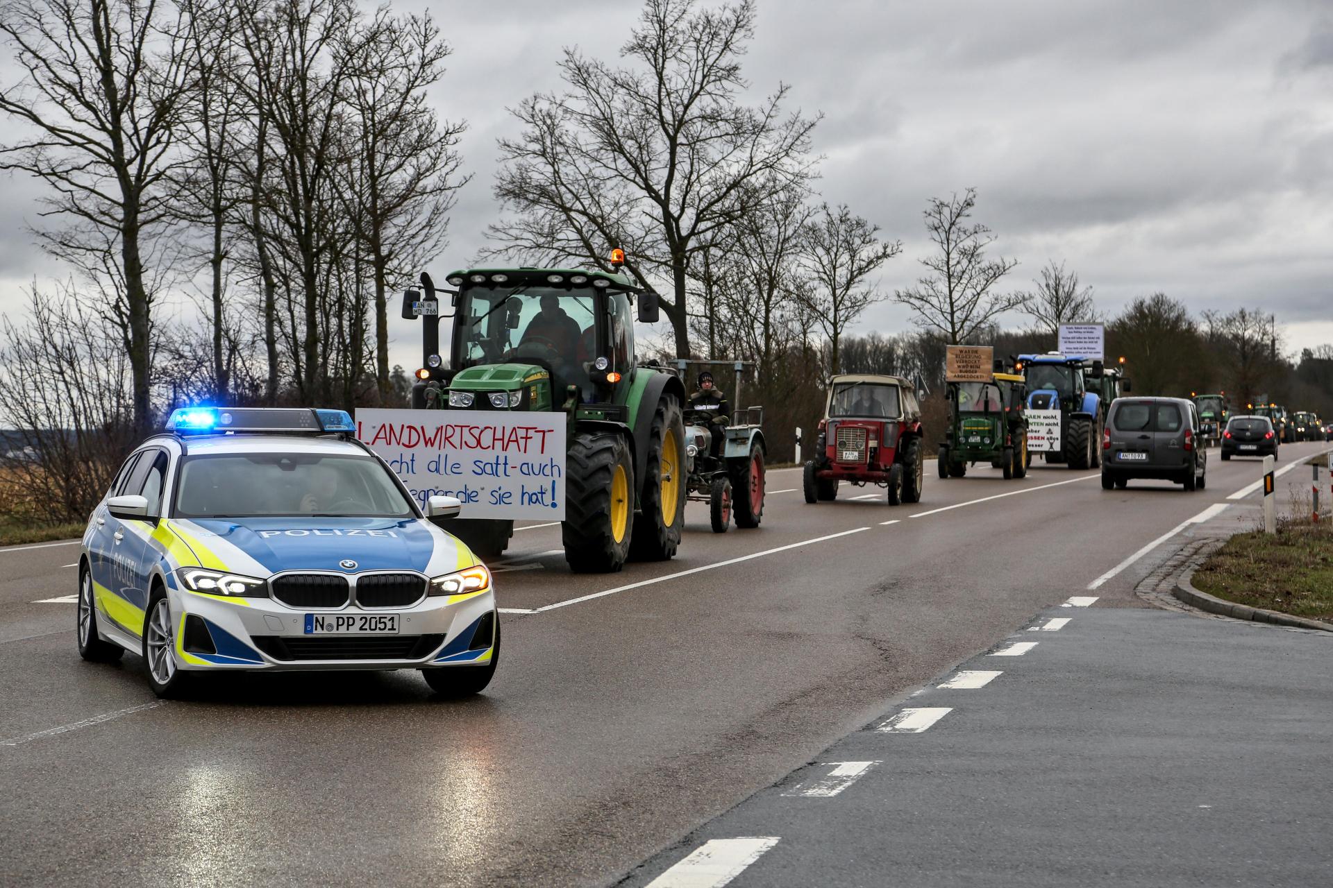 Chaos Blieb Aus: So Lief Der Bauern-Protest In Der Region | FLZ.de