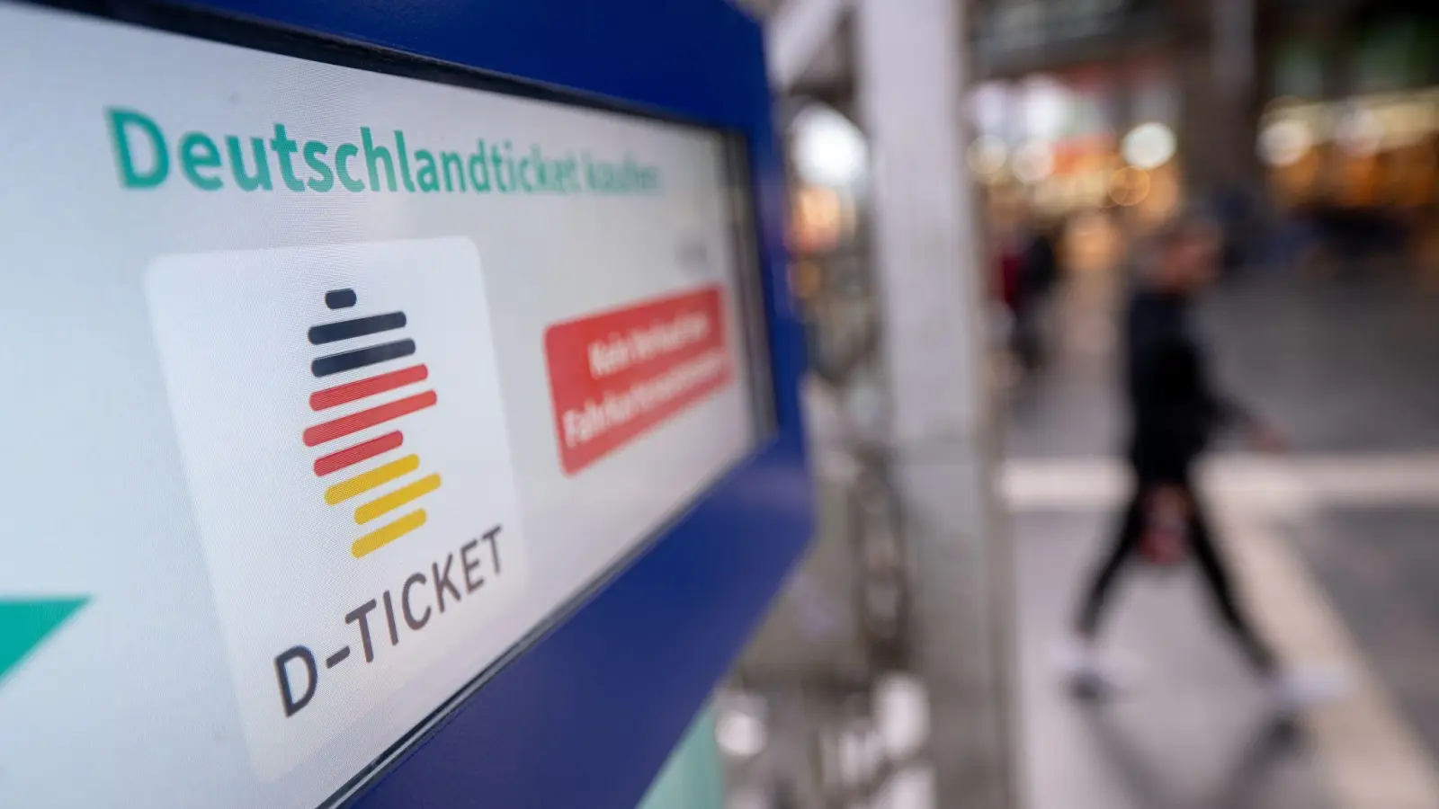 Wie geht es mit dem Deutschlandticket weiter nach 2025? (Foto: Sebastian Gollnow/dpa)