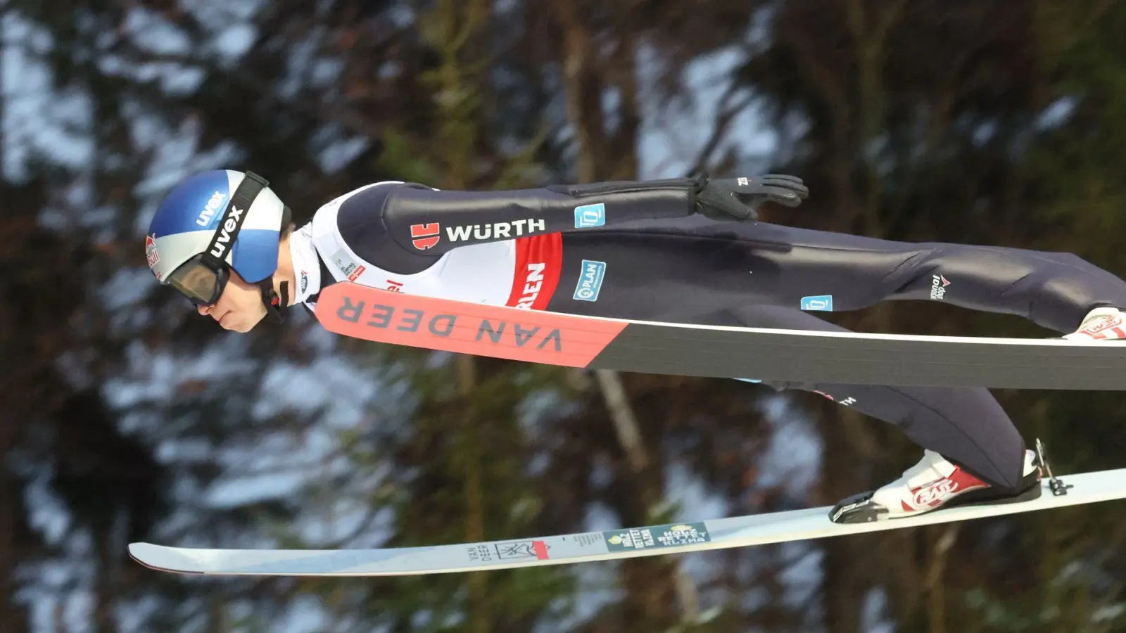 Andreas Wellinger kam in Wisla noch nicht zurecht. (Foto: Grzegorz Momot/PAP/dpa)