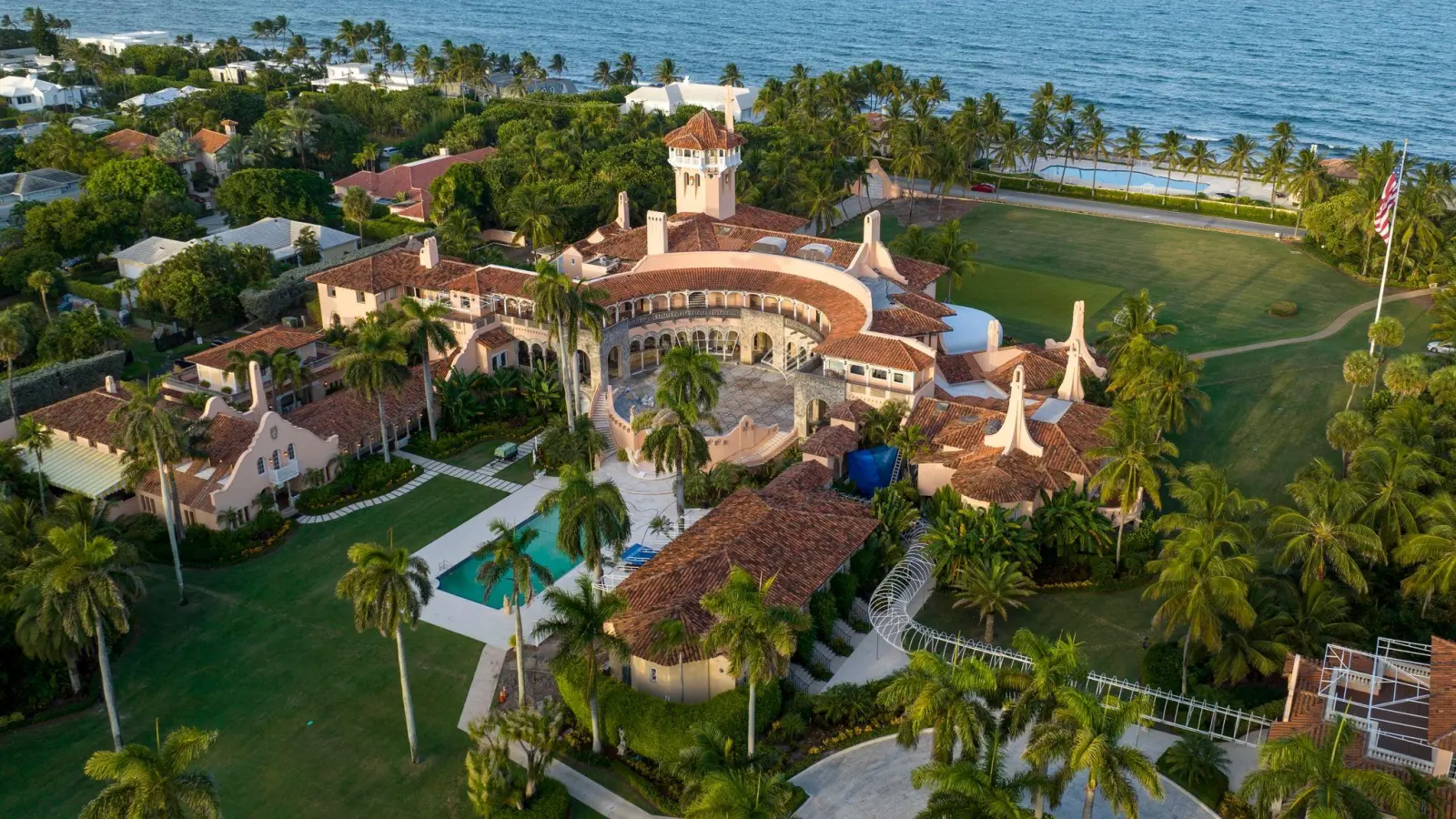 Donald Trumps Anwesen Mar-a-Lago in Palm Beach, Florida. (Foto: Steve Helber/AP/dpa)