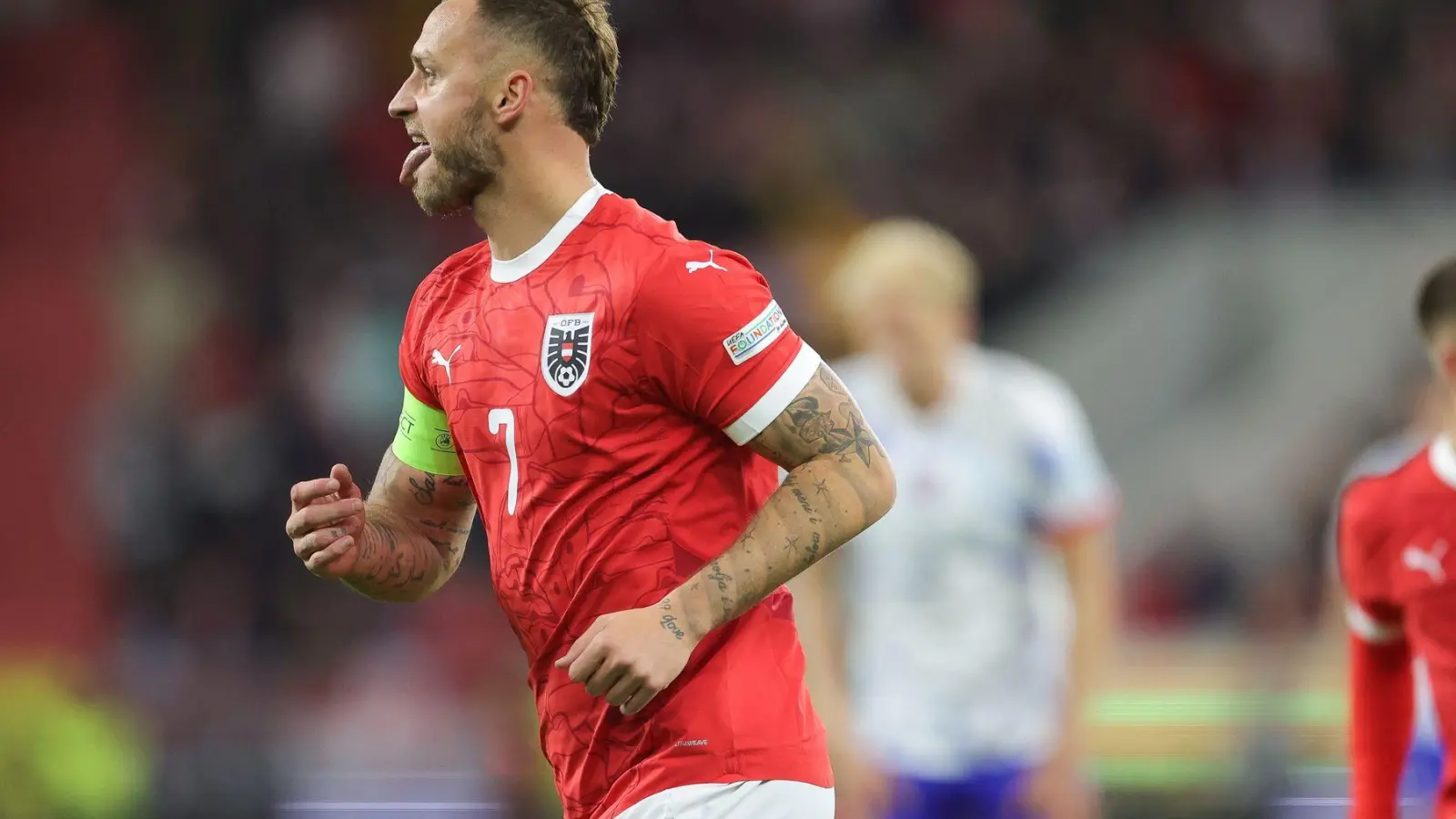 Der frühere Bremer Marko Arnautovic traf beim 5:1-Erfolg Österreichs gegen Norwegen doppelt. (Foto: Expa/Uwe Winter/APA/dpa)