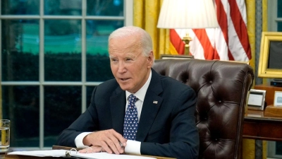 US-Präsident Biden ist ein erklärter Gegner der Todesstrafe. (Archivbild) (Foto: Mark Schiefelbein/AP/dpa)