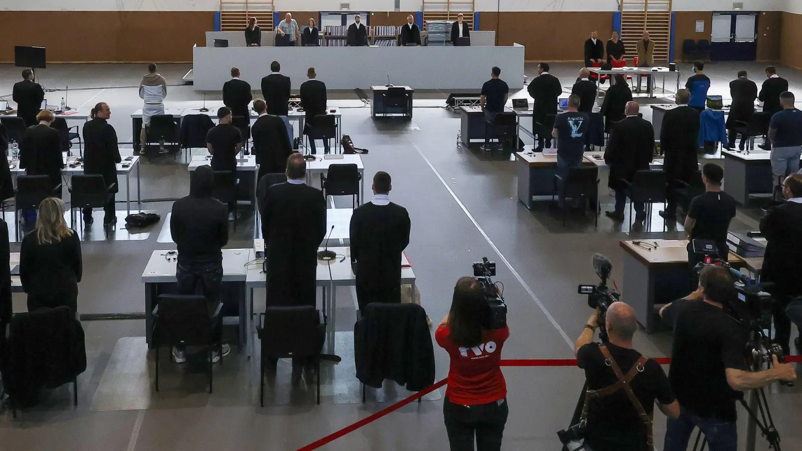 Im Verfahren gegen eine mutmaßliche Bande von Geldautomatensprengern sollen an diesem Mittwoch die Urteile verkündet werden. (Archivbild) (Foto: Daniel Löb/dpa)