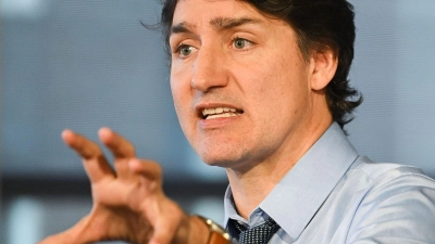 Für Justin Trudeau wird es eng (Foto: Graham Hughes/The Canadian Press/AP/dpa)