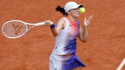 Steht erneut im Endspiel der French Open: Iga Swiatek. (Foto: Aurelien Morissard/AP/dpa)